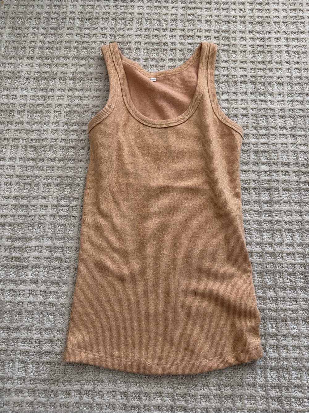 Women's Tank Dress in Camel - Unbranded